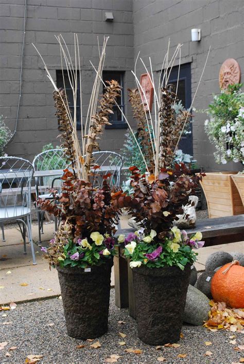 15 Gorgeous Fall Flower Pot Ideas To Enhance Your Home Beautiful Flower Pots Fall Flower