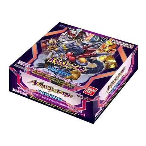 Digimon Card Game BT12 Across Time Booster Box Third Impact