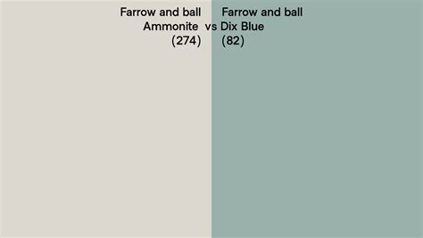 Farrow And Ball Ammonite Vs Dix Blue Side By Side Comparison