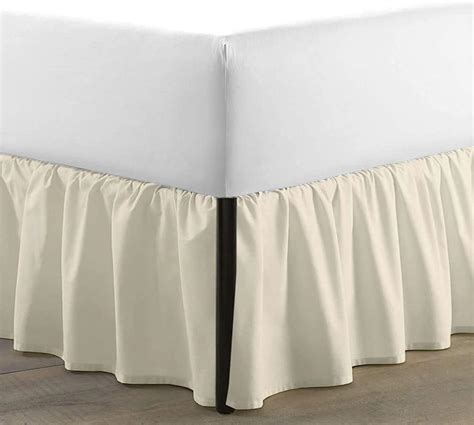 Sky Beddings Bed Skirt Queen Size Ruffled Bed Skirt With