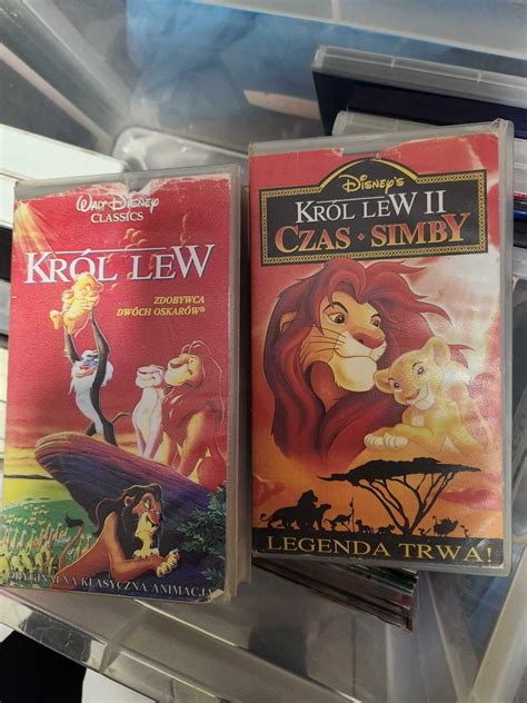 Król Lew czas Simby 2 szt kasety VHS Wrocław Śródmieście OLX pl