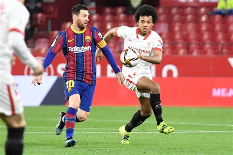 Watch Jules Kounde Gives Sevilla The Lead Against Barcelona Football