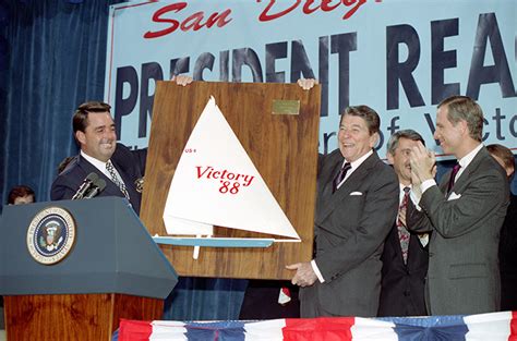 1988 Campaigning For George Hw Bush Ronald Reagan