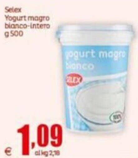 Offerta Selex Yogurt Magro Bianco Intero G 500 Nel Volantino Di Elite