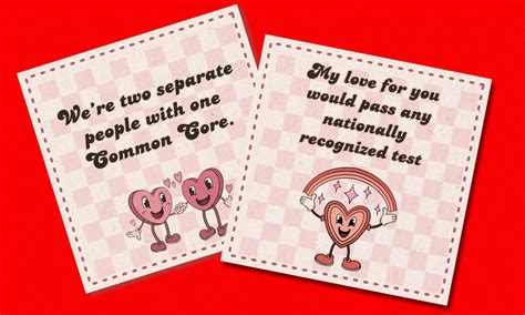 Be Our EduValentine 6 Funny Valentines Day Cards To Cut Out For Your