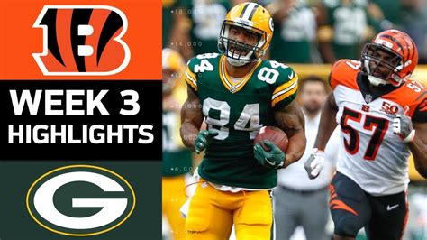 Bengals Vs Packers Nfl Week Game Highlights Youtube