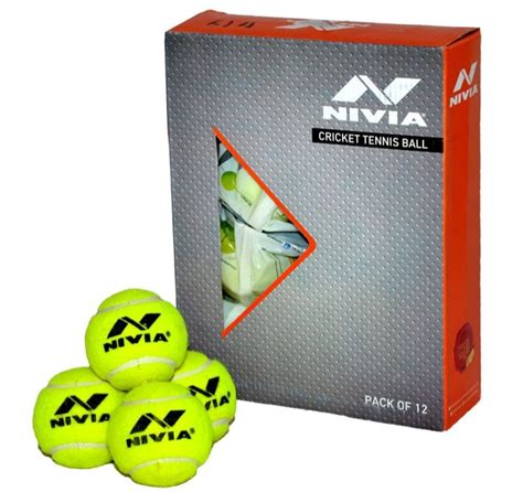 Rubber Plain Nivia Cricket Tennis Balls Size Standard At Rs 600 In