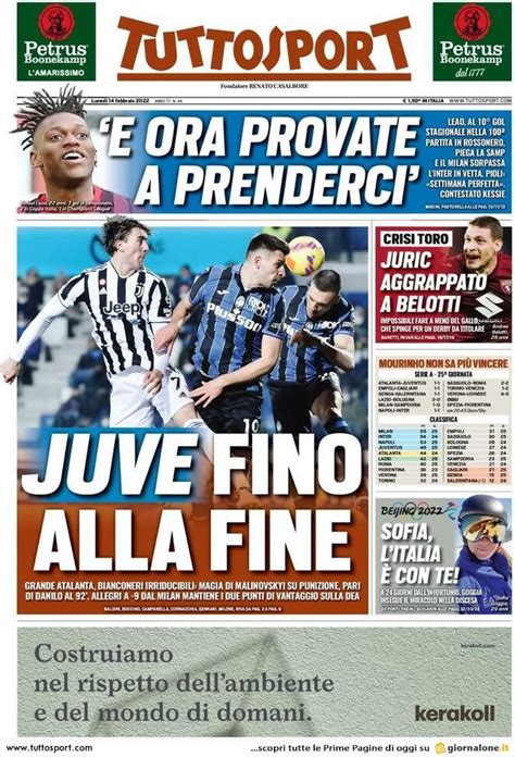 Rassegna Stampa Le Prime Pagine Dei Giornali