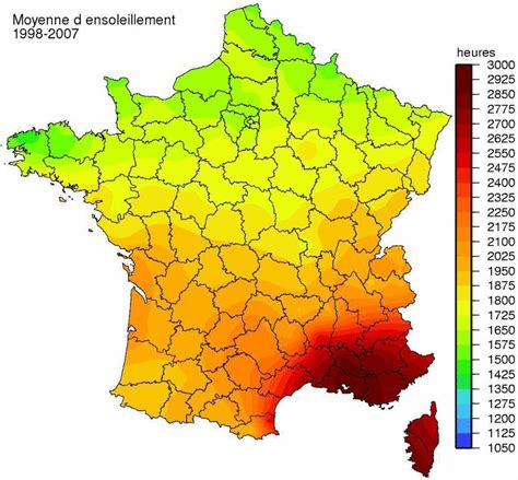 Carte De Lensoleillement