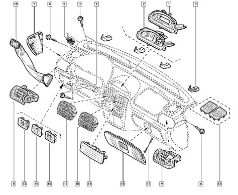 Schéma électrique des feux de la Renault Clio 2