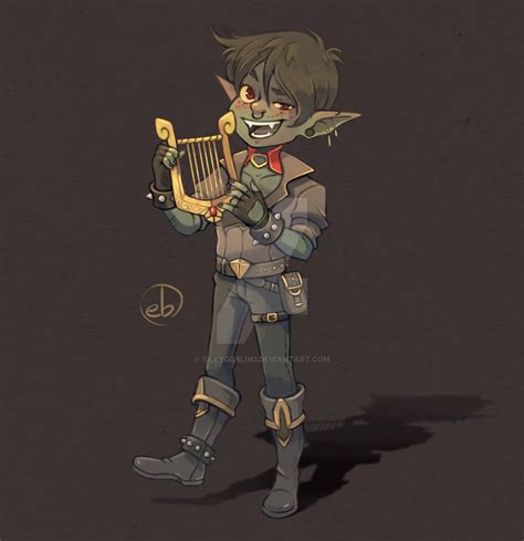 Fancy Bard Goblin Commission By Sillygoblin3 On Deviantart