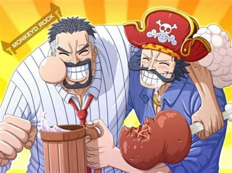 Garp & Roger by MonkeyD Rock | One piece anime, One piece images, One ...