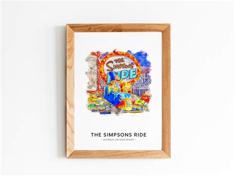 The Simpsons Ride Poster