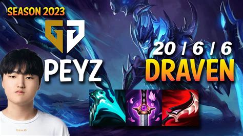 Gen Peyz Draven Vs Kalista Adc Kr Ranked Youtube