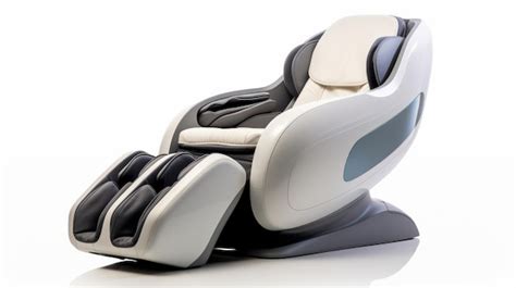 Premium Photo Innovative Robotic Massage Chair With Futuristic