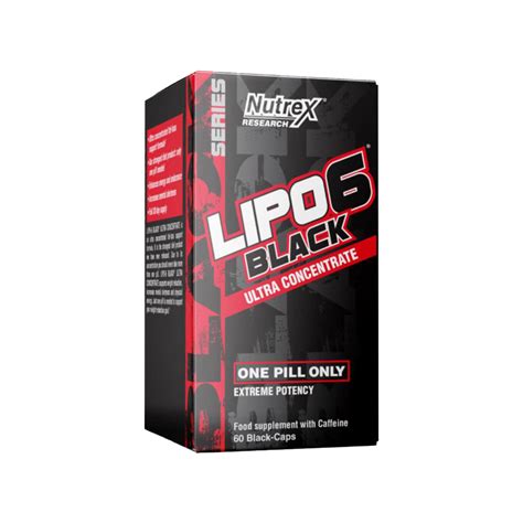 Lipo-6 Black Ultra concentrate 60 tab Men | TSS The Supplement Shop