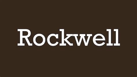 Rockwell Font - Fontspace.io