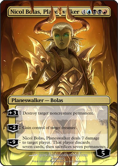 Nicol Bolas If You Have Any Suggestions For A Card You Would Like To