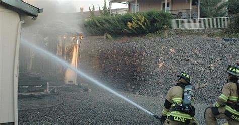 Witness Says Grill Exploded Firefighters Knock Down House Fire On North Side Of Prescott News