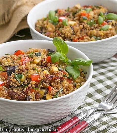 Quinoa Salad With Roasted Vegetables Tasty Irresistible And Healthy Dish