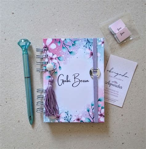 Mini Agenda Capa Dura Personalizada Elo