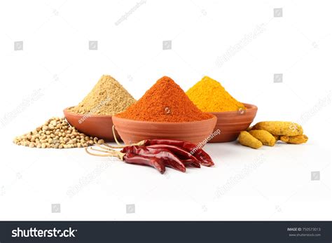 Indian Spices Colour Full Spices Glass Stock Photo 750573013 | Shutterstock