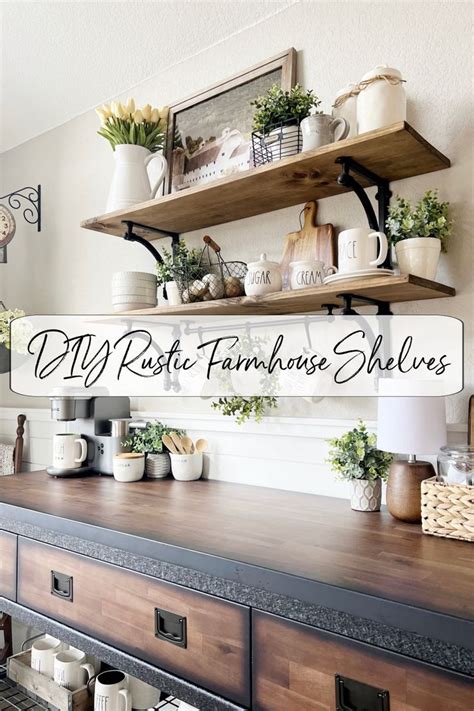 DIY Rustic Farmhouse Shelves Farmhouse Decor Trends Farmhouse Decor