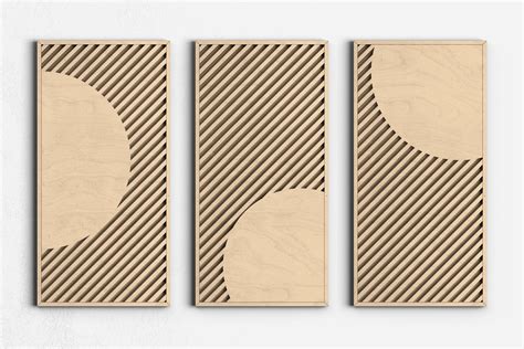 Geometric Wood Wall Art | Geometric Wall Wood Panels | Modern Wooden ...