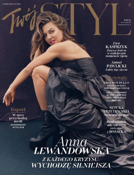 Anna Lewandowska Twój Styl Magazine 01 February 2023 Cover Photo Poland