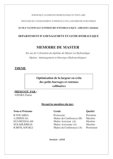 Pdf Memoire De Master Enshlibrary Ensh Dz Images Site Lamine Pdf