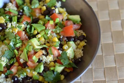 Black Bean And Corn Quinoa Salad Wholesomelicious