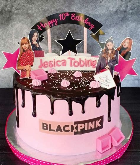 Happy Birthday Blackpink Cake Topper Printable - Peter Brown Bruidstaart