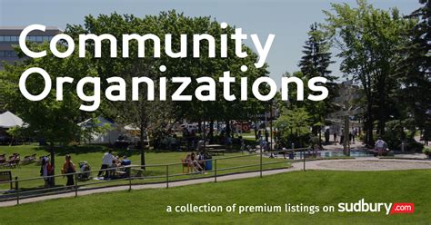 Community Organizations Sudbury