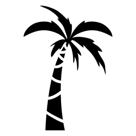 Dise O Png Y Svg De Palmera Con Silueta De Hojas Para Camisetas