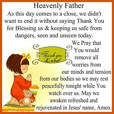 Heavenly Father Inspirational Prayers Positive Quotes