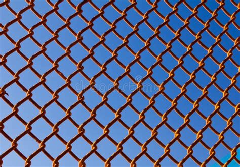 Chain Link Fence Background Pattern Stock Photo - Image of tall, diagonal: 28831854