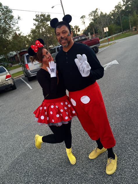 Diy Mickey And Minnie Mouse Halloween Costumes Minnie Mouse Halloween