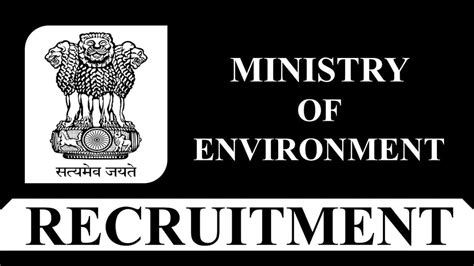 Ministry Of Environment Recruitment 2023 Monthly Salary Up To 100000