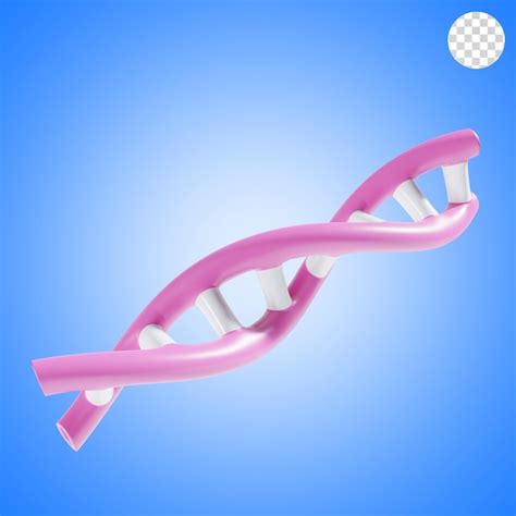 Dna Ilustraci N D Tema Azul Rosado Archivo Psd Premium