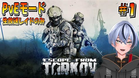 Pc用横画面 レイドのみ【タルコフ】【pveモード】1 久々のタルコフ市【新人vtuber】【escapefromtarkov