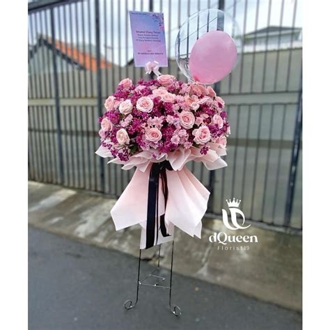 Jual Standing Flowers Bunga Hidup Congratulations Congrats Selamat Dan