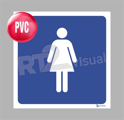 Placa Identificação Sanitário Feminino Elo7 Produtos Especiais