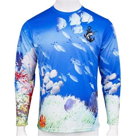 Custom Design Sublimation Print Fishing Wear Upf Quick Drying