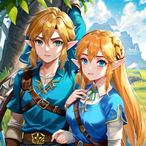 Link and Zelda - BOTW AI by Belu-cool on DeviantArt