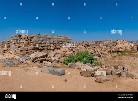 Al Ukhdud Archaeological Site Najran Kingdom Of Saudi Arabia Stock