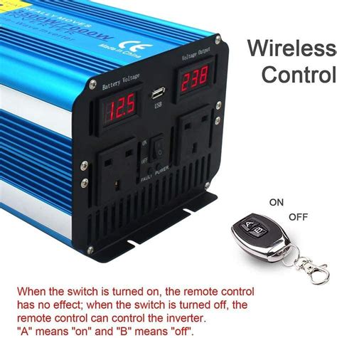 J Lvyuan New Pure Sine Wave Power Inverter W W Dc V