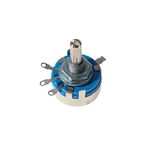 Pcs Wh A Terminals Round Shaft Rotary Taper Carbon Potentiometer