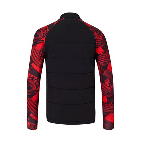 Jacket Castore AC Bilbao Fanswear 2023 2024 Rojo Negro Fútbol Emotion