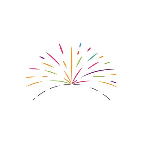 Templat Design Vector Hd PNG Images Fireworks Logo Vector Template