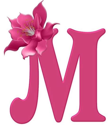 Letra M Flower Phone Wallpaper Alphabet Images Lettering Alphabet